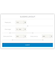 client-side extensions: sliders
