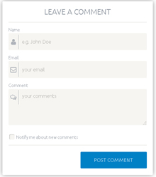 comment form template