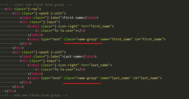 html structure