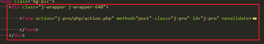 html structure