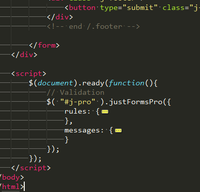 html structure