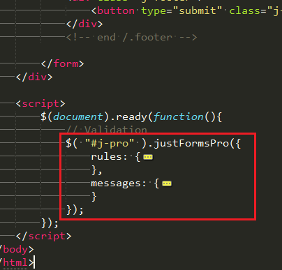 html structure