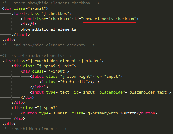 html structure