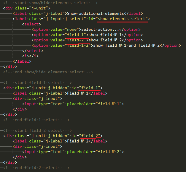 html structure