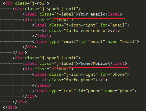 html structure