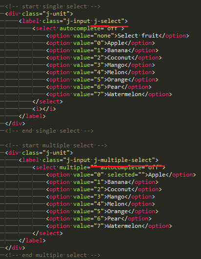 html structure