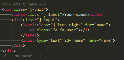 html structure