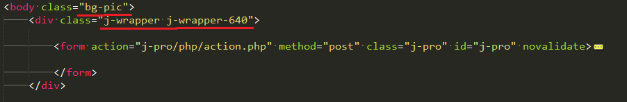 html structure